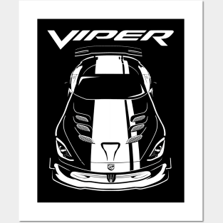 Dodge Viper ACR 5th generation - White Stripes Posters and Art